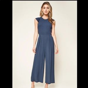 Sugar + Lips smoked jumpsuit.